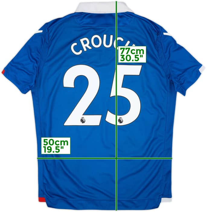 Camiseta de visitante del Stoke City 2017-18 Crouch #25 - 6/10 - (XL)