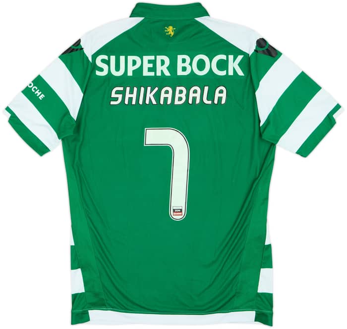 2014-15 Sporting CP Home Shirt Shikabala #7 - 6/10 - (L)