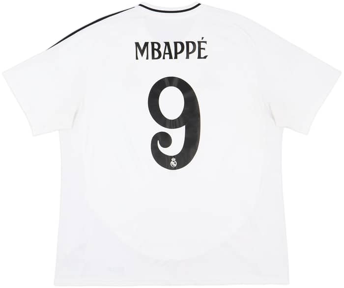 2024-25 Real Madrid Home Shirt Mbappe #9 - 8/10 - (XXL)