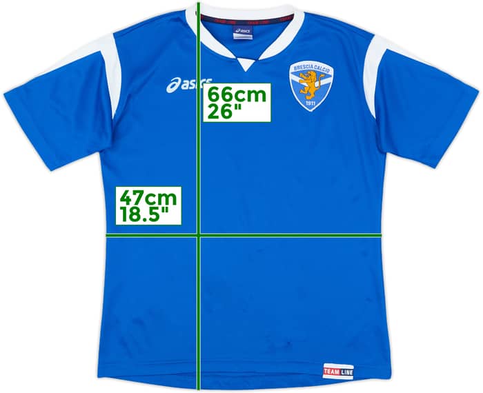 2008-09 Brescia Asics Training Shirt - 7/10 - (XL.Boys)