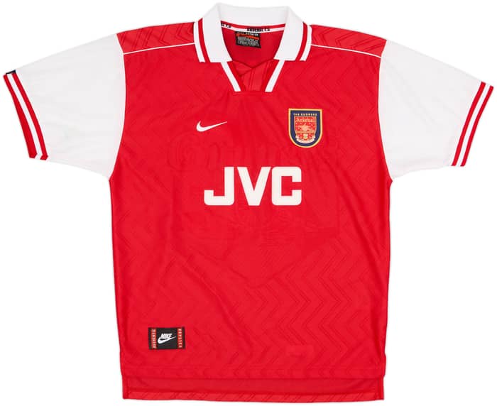 1996-98 Arsenal Home Shirt Bergkamp #10 - 8/10 - (L)