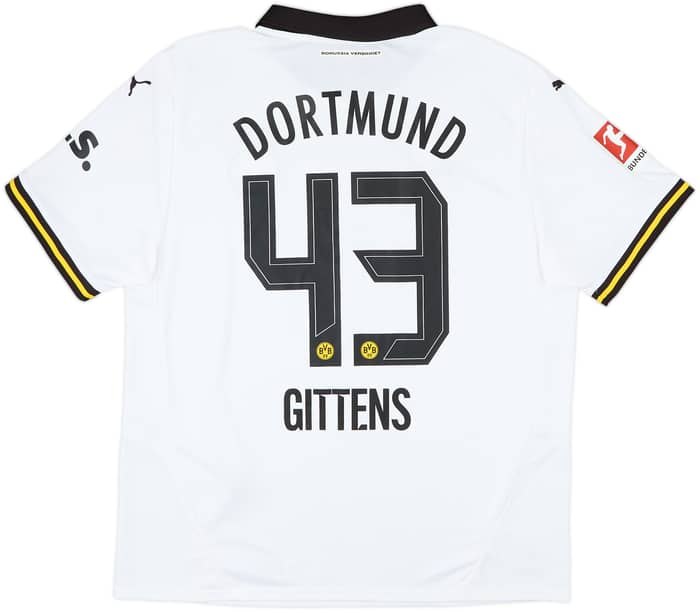 2024-25 Borussia Dortmund Away Shirt Gittens #43 - 8/10 - (XL)