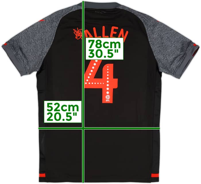 2019-20 Stoke City Away Shirt Allen #4 (L)