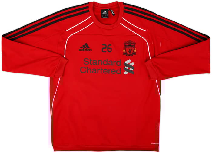 2010-11 Liverpool adidas Sweat Top #26 - 7/10 - (M)