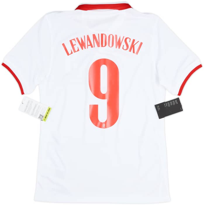 2020-21 Poland Home Shirt Lewandowski #9 (S)