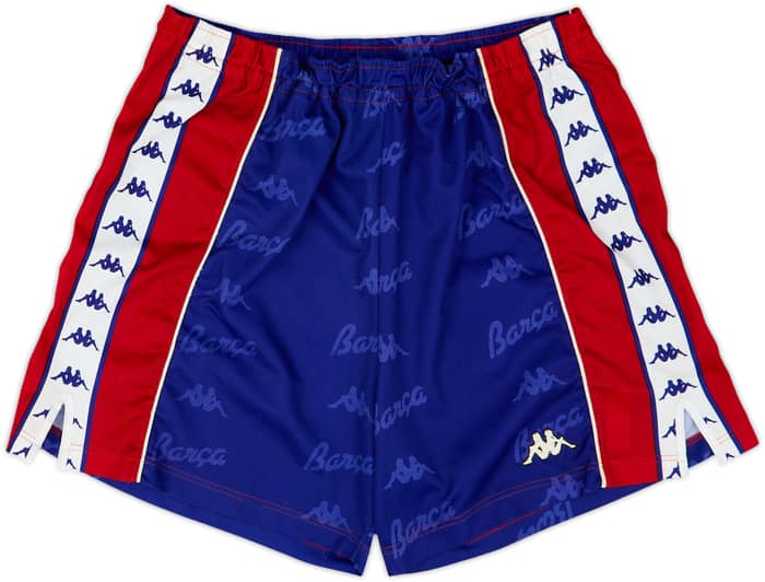 1992-95 Barcelona Home Shirt & Shorts - 9/10 - (XL)