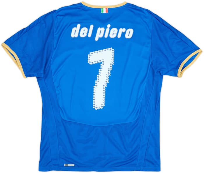 2007-08 Italy Home Shirt Del Piero #7 - 6/10 - (L)