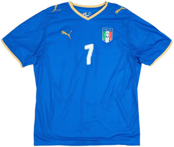 2007-08 Italy Home Shirt Del Piero #7 - 6/10 - (L)