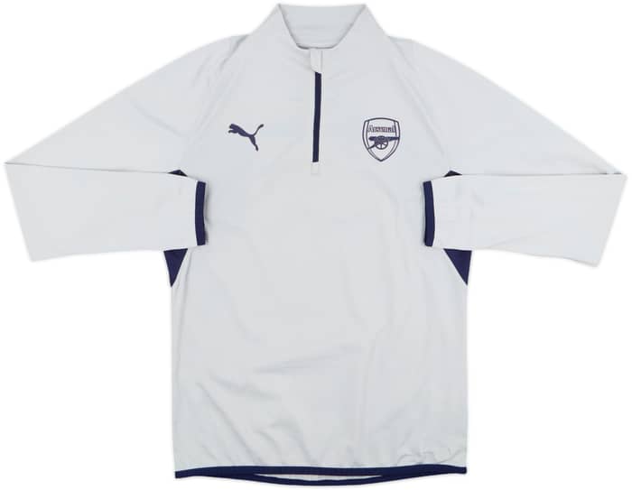 2018-19 Arsenal Puma 1/4 Zip Sweat Top - 9/10 - (M)