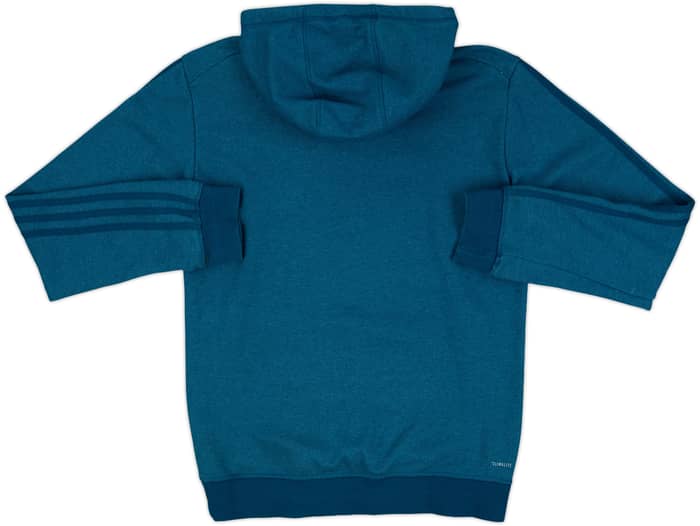 2017-18 Juventus adidas Hooded Sweat Top - 8/10 - (S)