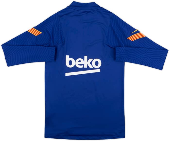 2020-21 Barcelona Nike 1/4 Zip Sweat Top - 8/10 - (S)