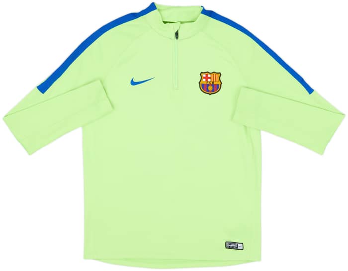 2017-18 Barcelona Nike 1/4 Zip Drill Top - 5/10 - (XL.Boys)