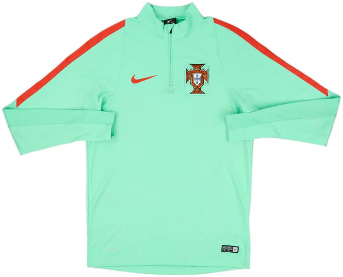 2016-17 Portugal Nike 1/4 Zip Drill Top - 6/10 - (S)