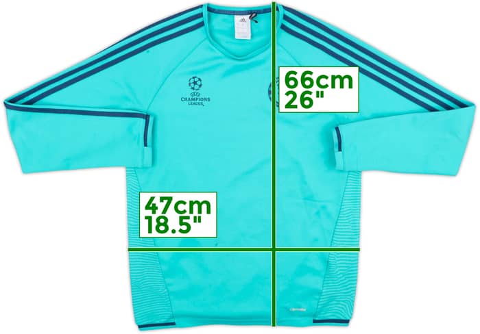 2021-22 Chelsea Nike 1/4 Zip Sweat Top - 10/10 - (M)