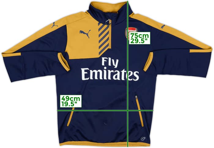 2015-16 Arsenal Puma 1/4 Zip Drill Top - 7/10 - (M)