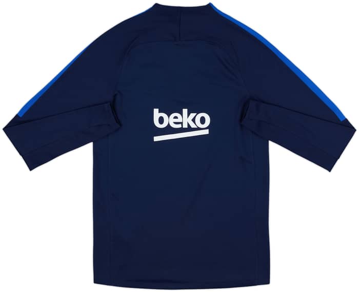 2016-17 Barcelona Nike 1/4 Zip Drill Top - 9/10 - (S)