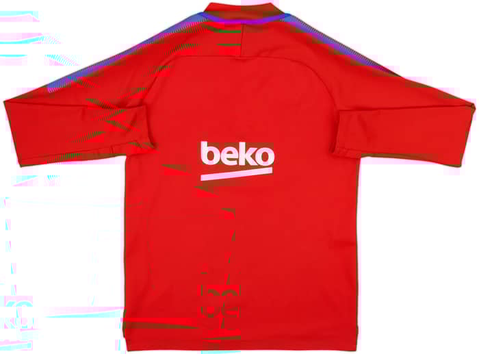 2017-18 Barcelona Nike 1/4 Zip Drill Top - 8/10 - (M)