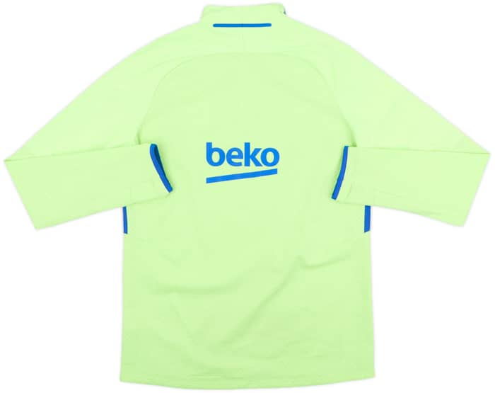 2017-18 Barcelona Nike 1/4 Zip Drill Top - 9/10 - (M)