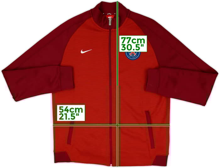 2016-17 Paris Saint-Germain Nike Track Jacket - 8/10 - (L)