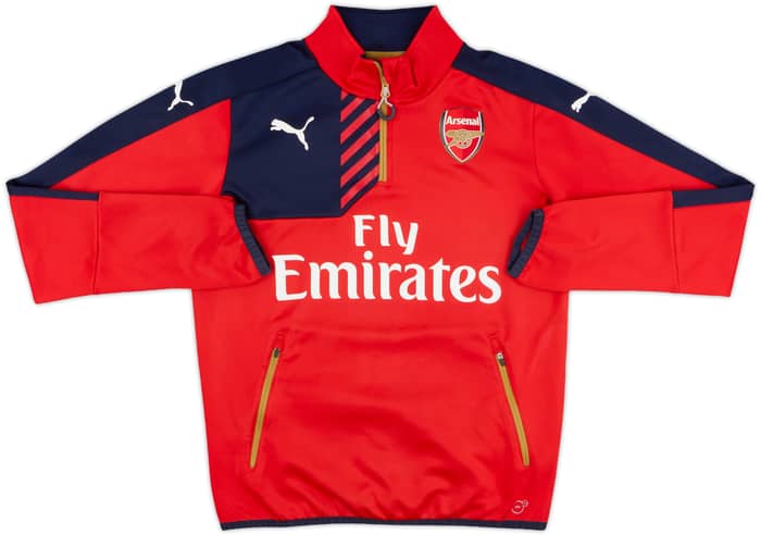 2015-16 Arsenal Puma 1/4 Zip Drill Top - 6/10 - (S)