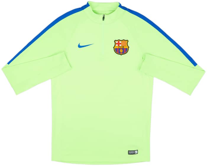 2017-18 Barcelona Nike 1/4 Zip Drill Top - 7/10 - (S)
