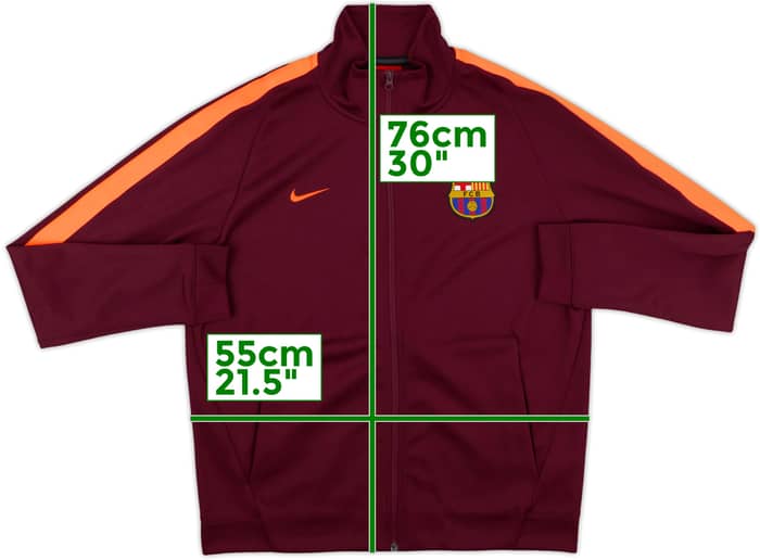 2017-18 Barcelona Nike Track Jacket - 10/10 - (L)