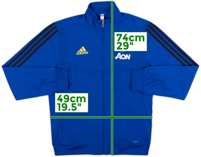2019-20 Manchester United adidas Track Jacket - 7/10 - (S)