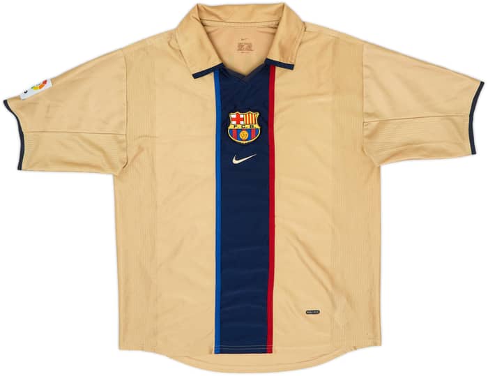 2001-03 Barcelona Away Shirt Rivaldo #10 - 8/10 - (L)