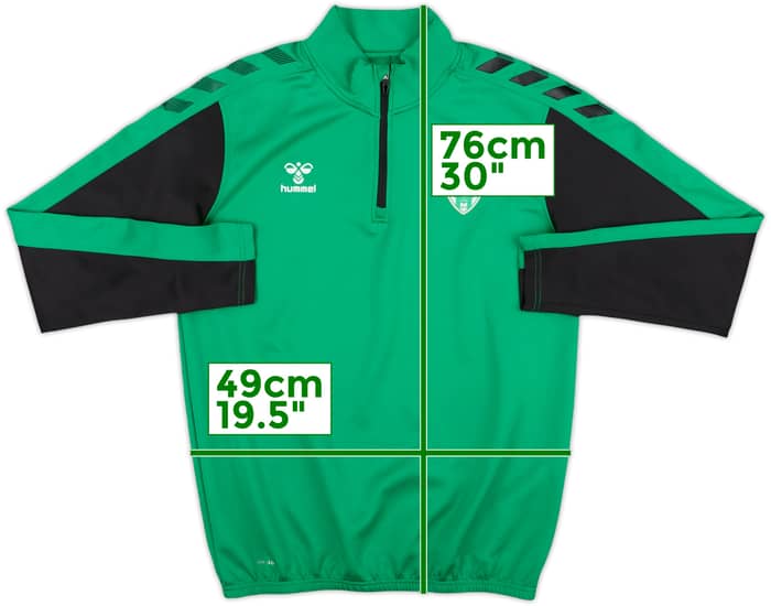 2022-23 Saint Etienne Hummel 1/4 Zip Drill Top - 5/10 - (M)