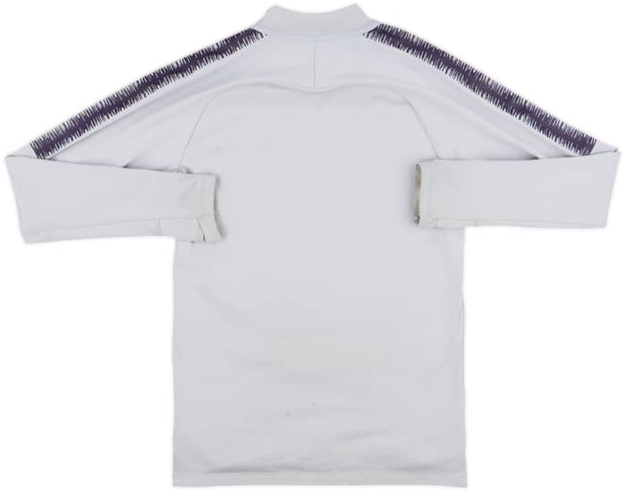 2018-19 Barcelona Nike 1/4 Zip Sweat Top - 7/10 - (S)