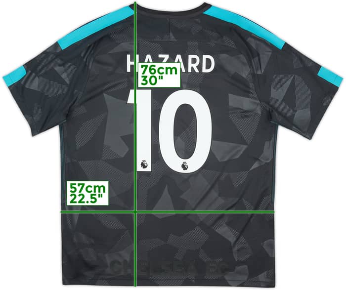 Camiseta de la tercera equipación del Chelsea 2017-18 Hazard #10 - 10/10 - (XL)