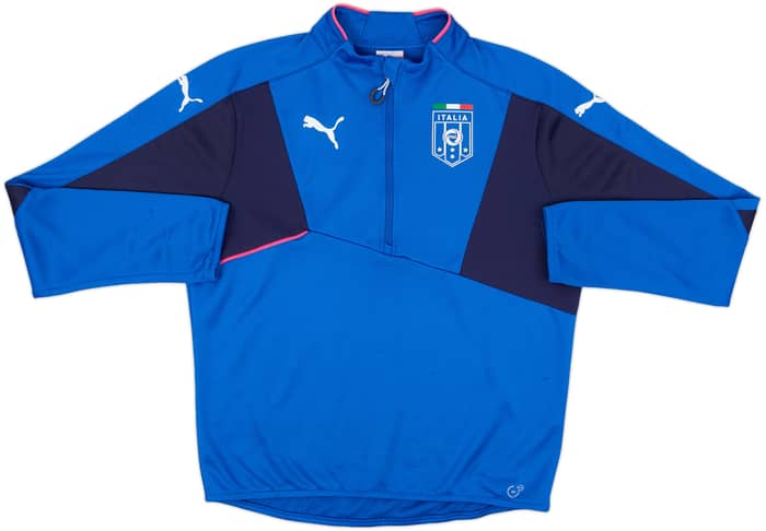 2014-15 Italy Puma 1/2 Zip Drill Top - 7/10 - (M)