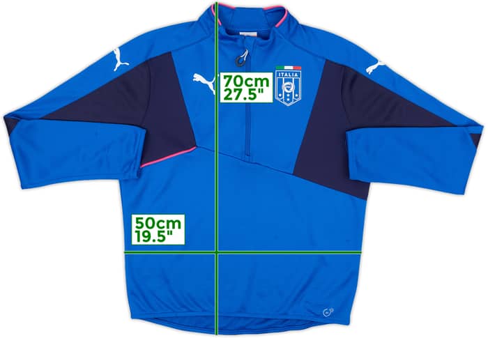 2014-15 Italy Puma 1/2 Zip Drill Top - 7/10 - (M)