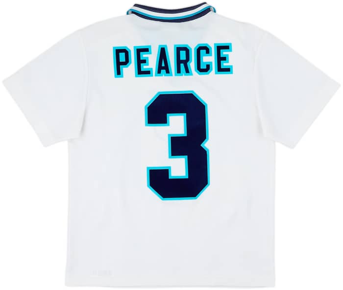 1995-97 England Home Shirt Pearce #3 - 9/10 - (M)