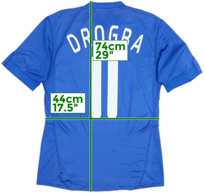 2009-10 Chelsea Home Shirt Drogba #11 - 5/10 - (S)