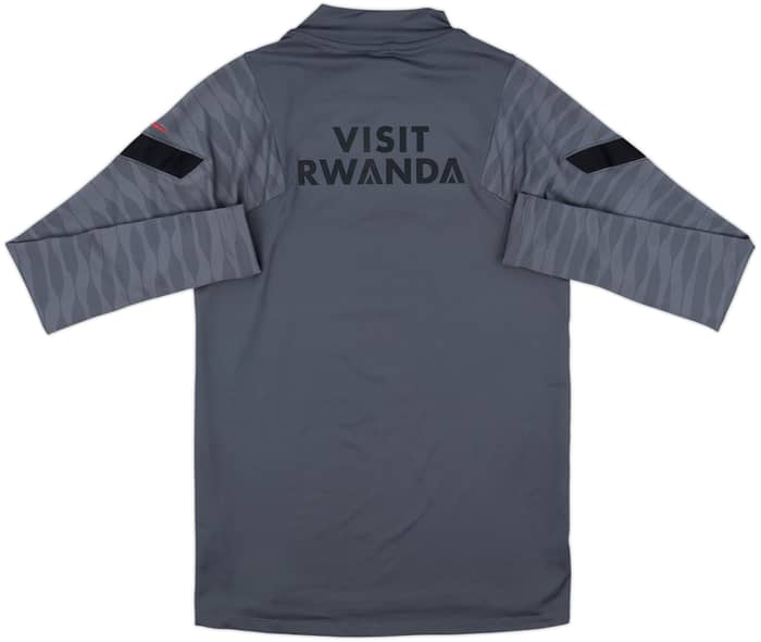 2021-22 Paris Saint-Germain Nike 1/4 Zip Drill Top - 9/10 - (S)