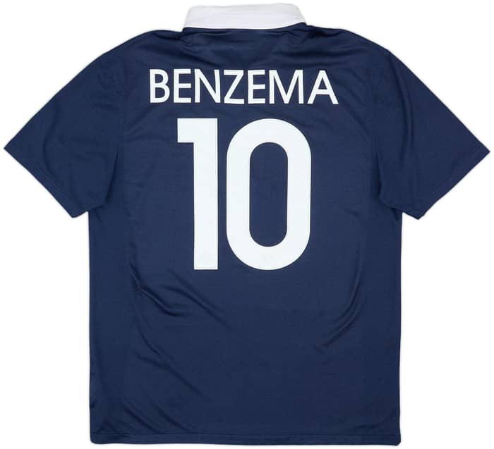 2014-15 France Home Shirt Benzema #10 - 8/10 - (M)