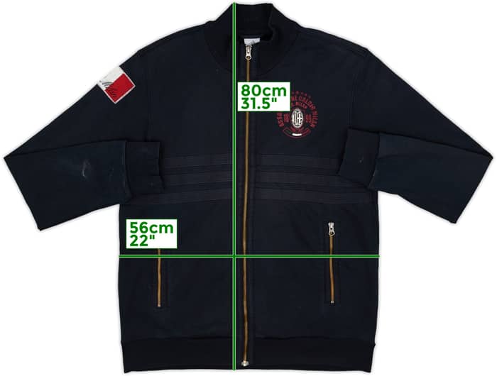 2011-12 AC Milan adidas Track Jacket - 7/10 - (L)