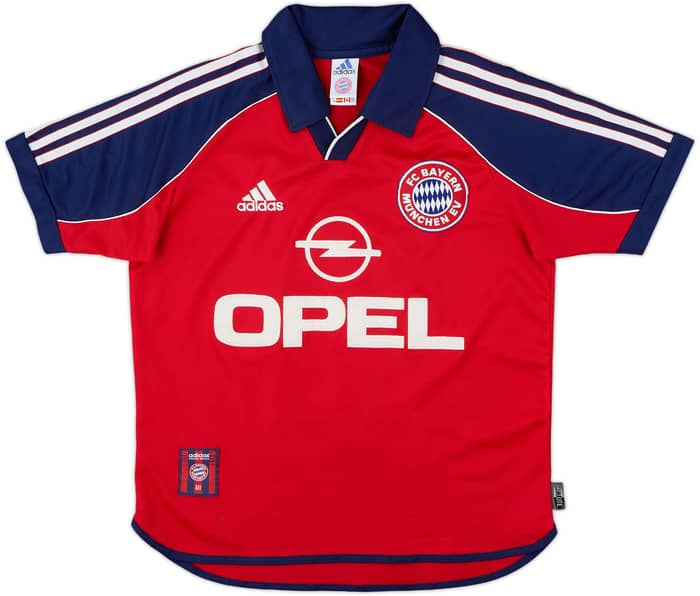 1999-01 Bayern Munich Home Shirt Jancker #19 - 8/10 - (Y)