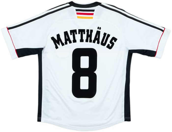 1998-00 Germany Home Shirt Matthaus #8 - 9/10 - (Y)