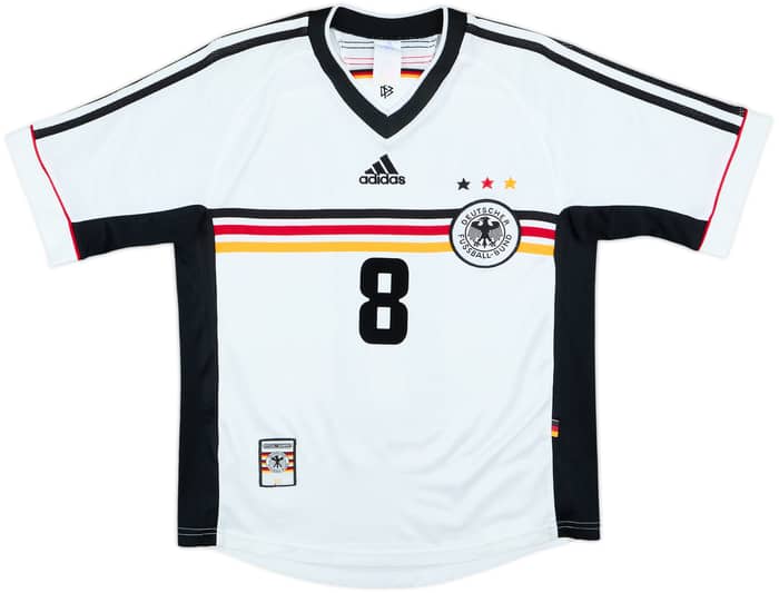 1998-00 Germany Home Shirt Matthaus #8 - 9/10 - (Y)