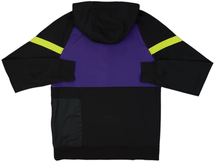 2021-22 Tottenham Nike 1/2 Zip Hooded Sweat Top - 8/10 - (M)