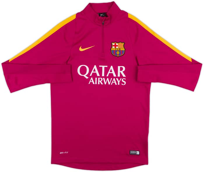 2016-17 Barcelona Nike 1/4 Zip Drill Top - 9/10 - (S)