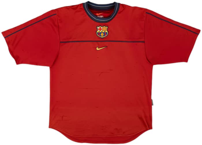 1999-00 Barcelona Nike Training Shirt - 6/10 - (S)