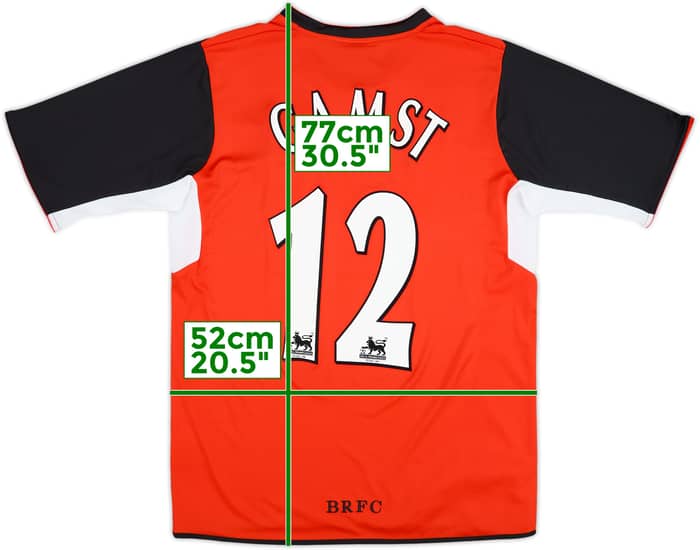 2004-05 Blackburn Away Shirt Gamst #12 - 8/10 - (M)