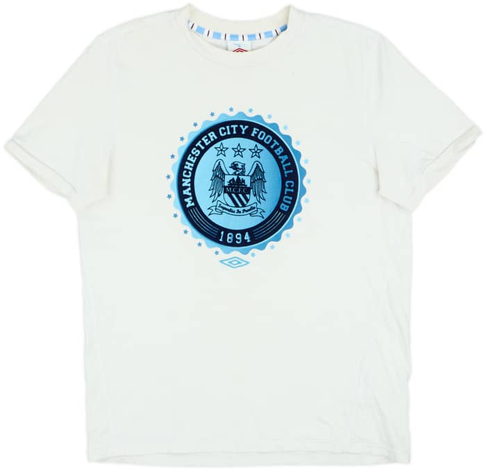 2011-12 Manchester City Umbro Graphic Tee - 7/10 - (L)