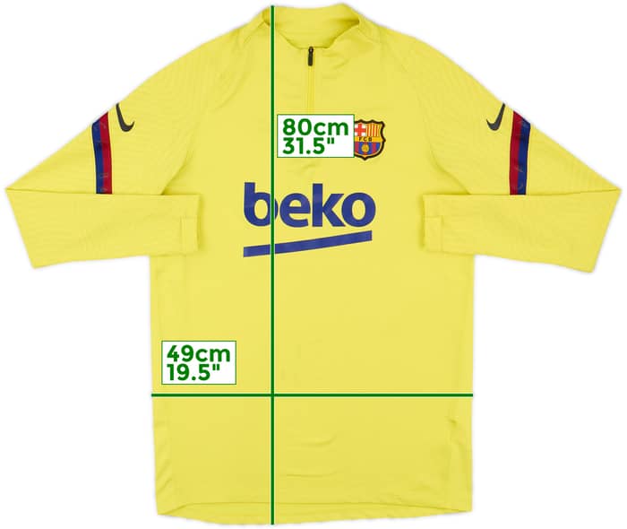 2020-21 Barcelona Nike 1/4 Zip Drill Top - 7/10 - (M)