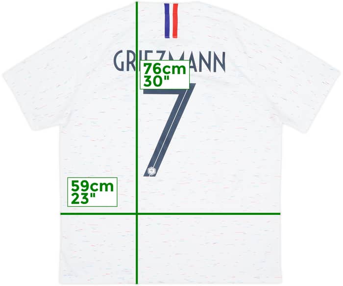 2018 France Away Shirt Griezmann #7 - 10/10 - (XL)
