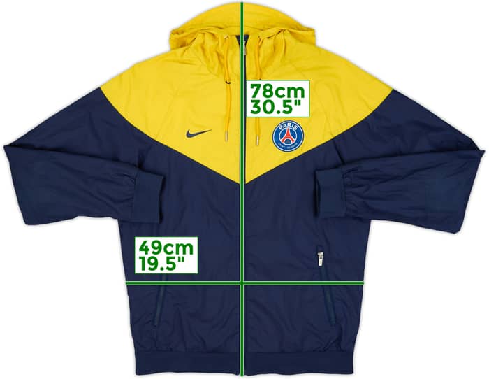 2017-18 Paris Saint-Germain Nike Hooded Track Jacket - 7/10 - (S)
