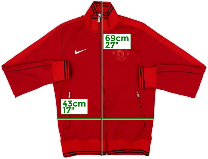 2013-14 Manchester United Nike Track Jacket - 9/10 - (S)